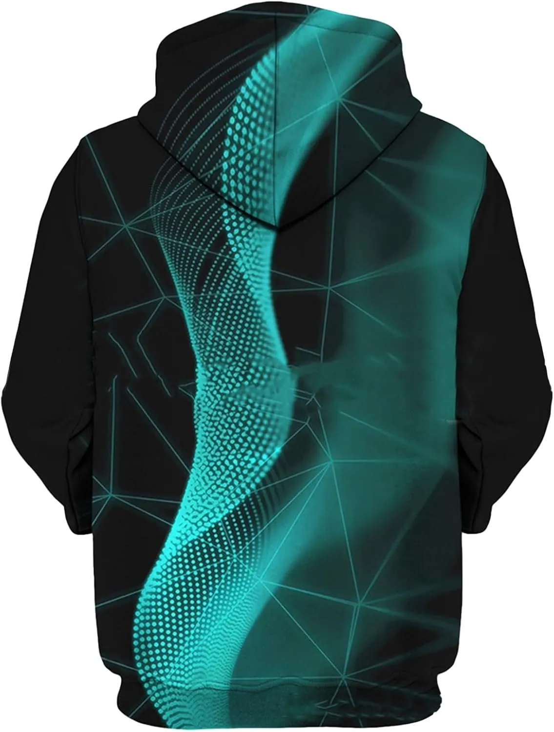 Mens Hooded Sweatshirt,Oversized 3D Graphic Hooded Sweatshrit For Men Women Unisex Casual Funny Long Sleeve Pullover