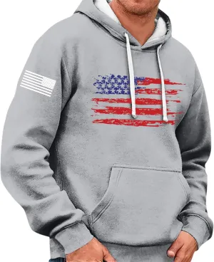 Mens Hoodies Sweatshirt For Fashion Padded Pockets Long Sleeve Graphic Casual Prints Drawstring Hoodies