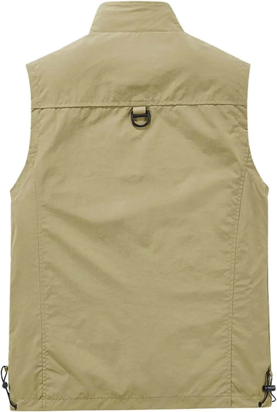 Men's Outdoor Work Vest Big and Tall Multi-Pocket Twill Utility Vest Jacket Lightweight Cargo Safari Fishing Vests