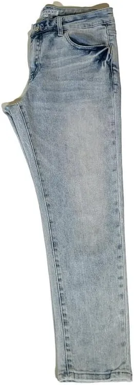 Men's Slim Fit Jeans - Mid Rise & Stretchy Denim Pants for Men - Casual Denim Jeans - Tapered Jeans for Men
