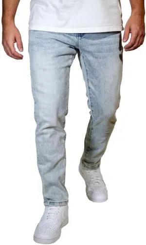 Men's Slim Fit Jeans - Mid Rise & Stretchy Denim Pants for Men - Casual Denim Jeans - Tapered Jeans for Men