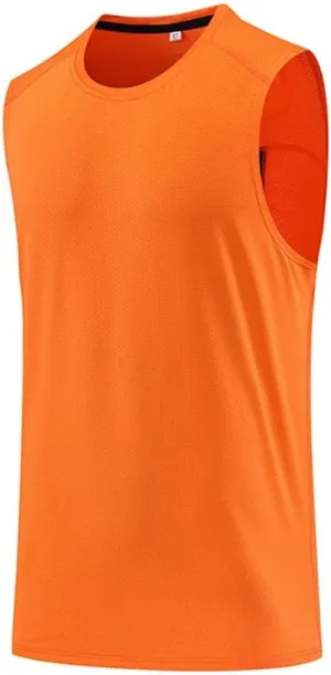 Mens Tank Tops Sleeveless Classic Muscle Tee Top for Men's Fitness, Quick Dry Gym Tank Top for Men