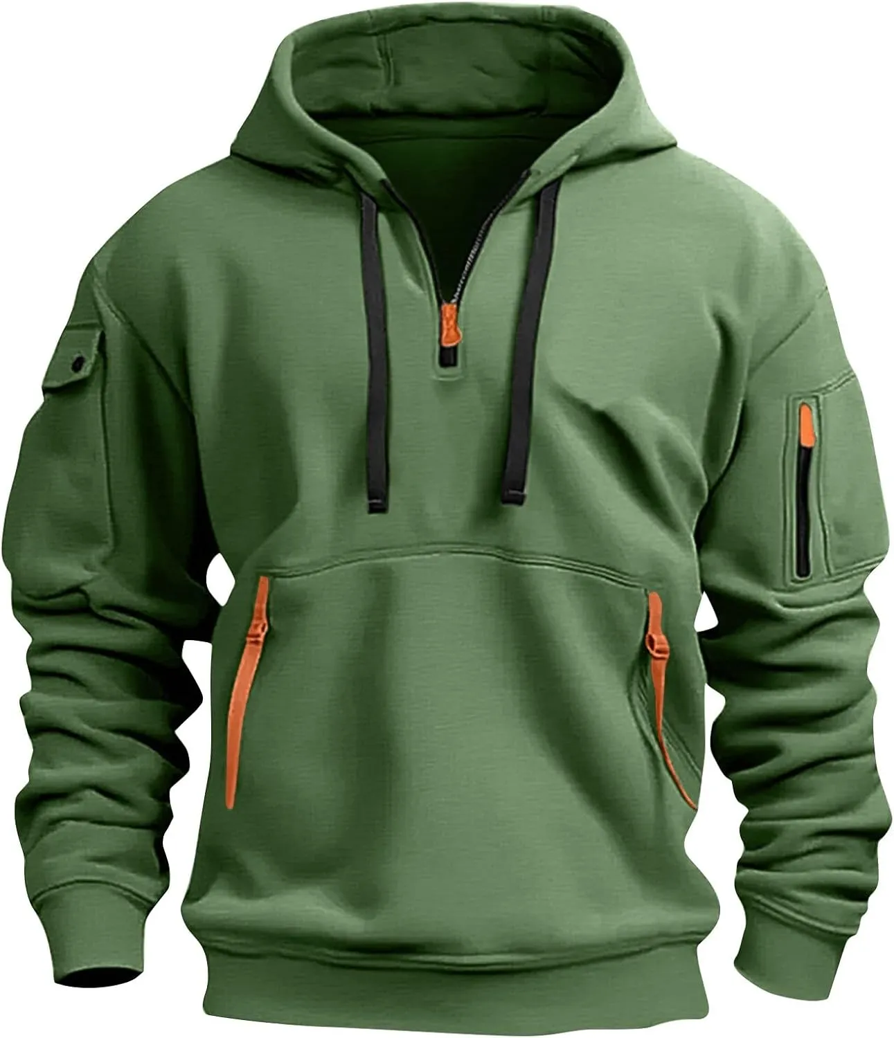 Mens Zip Up Hoodie Oversized Long Sleeve Tactical Hoodies: Vintage Sweater Graphic Aztec Ugly Sweater Sweatshirts