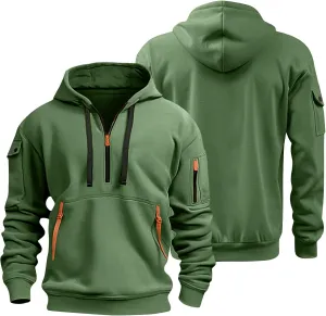 Mens Zip Up Hoodie Oversized Long Sleeve Tactical Hoodies: Vintage Sweater Graphic Aztec Ugly Sweater Sweatshirts