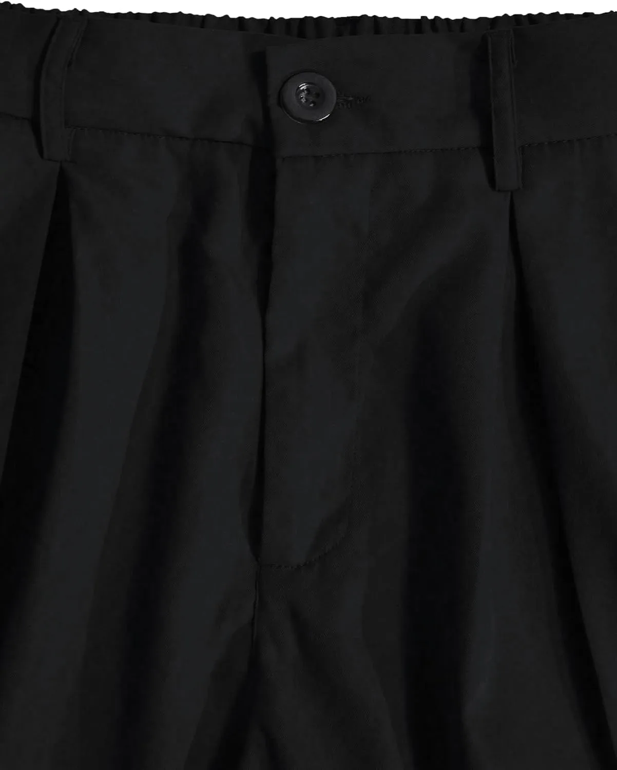 Milumia Men's High Waisted Wide Leg Pants Zipper Fly Loose Casual Trousers