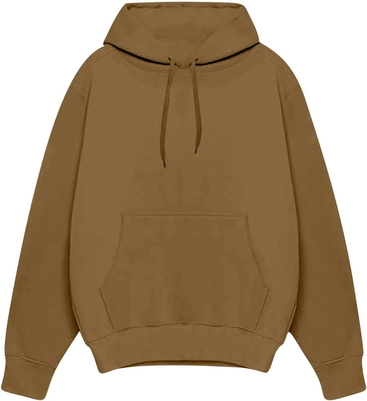 Muscularfit Heavyweight Hoodie Sweatshirts for Men 2024 Trendy Long Sleeve Solid Casual Gym Workout Athletic Hooded Pullover