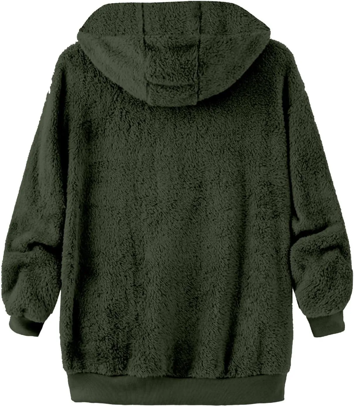 Muscularfit Men's Double Sided Furry Jacket Fall Winter Fashion Hood Coat Warm Down Jacket Full Zip Thicken Padded Outerwear