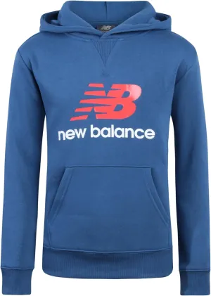 New Balance Boys' Hoodie - Durable Double Fleece Lined Pullover Sweatshirt with Reinforced Seams Kangaroo Pocket (Sizes 8-20)