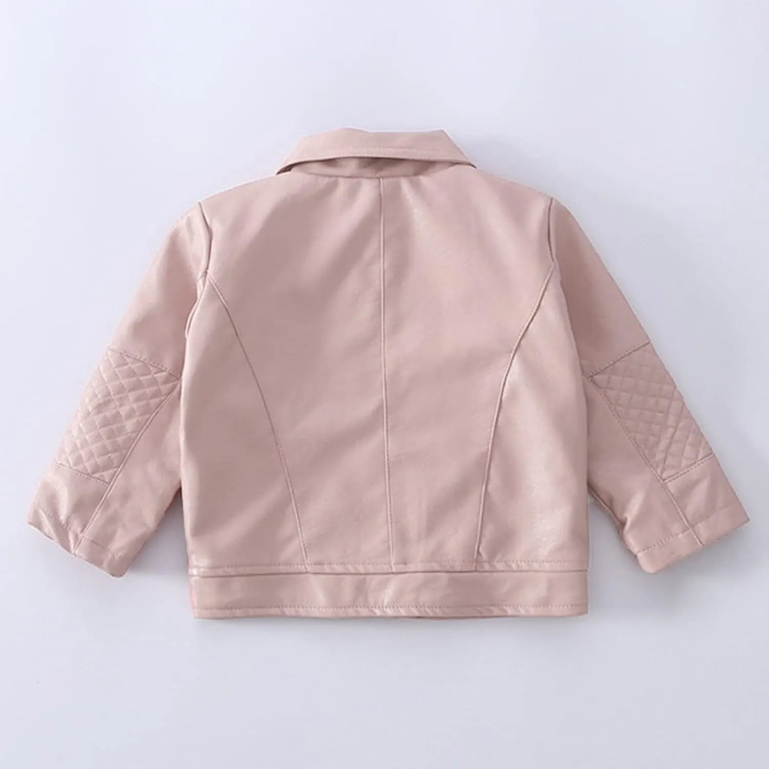 Outwear Baby Jacket Turn-down Short Coat Winter Leather Autumn Toddler Girls Kids Clothes Kids Winter Coat