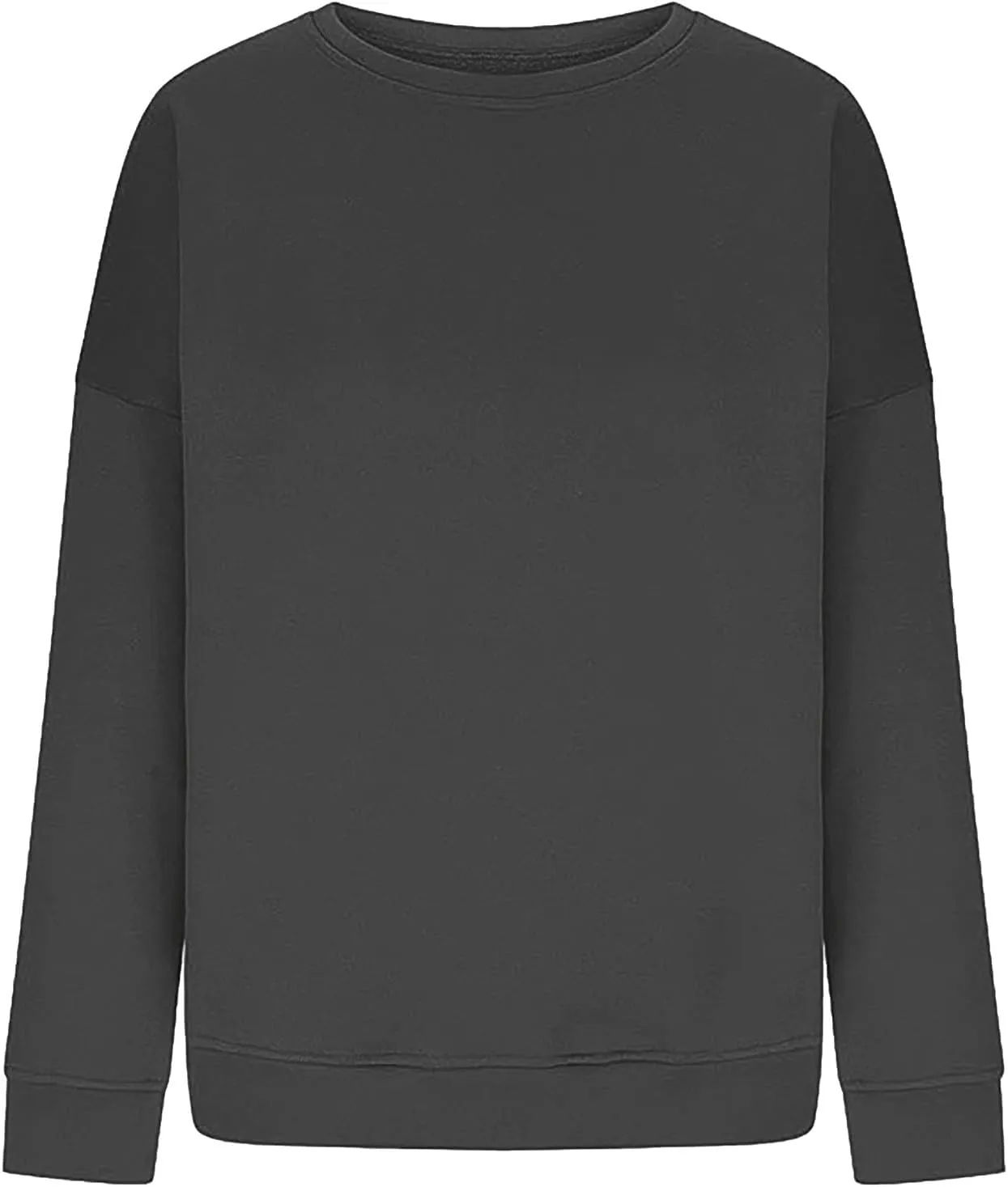 Oversized Crewneck Sweatshirt Women Fall Fashion 2023 Long Sleeve Drop Shoulder Hoodie Sweatshirts Casual Pullover Tops