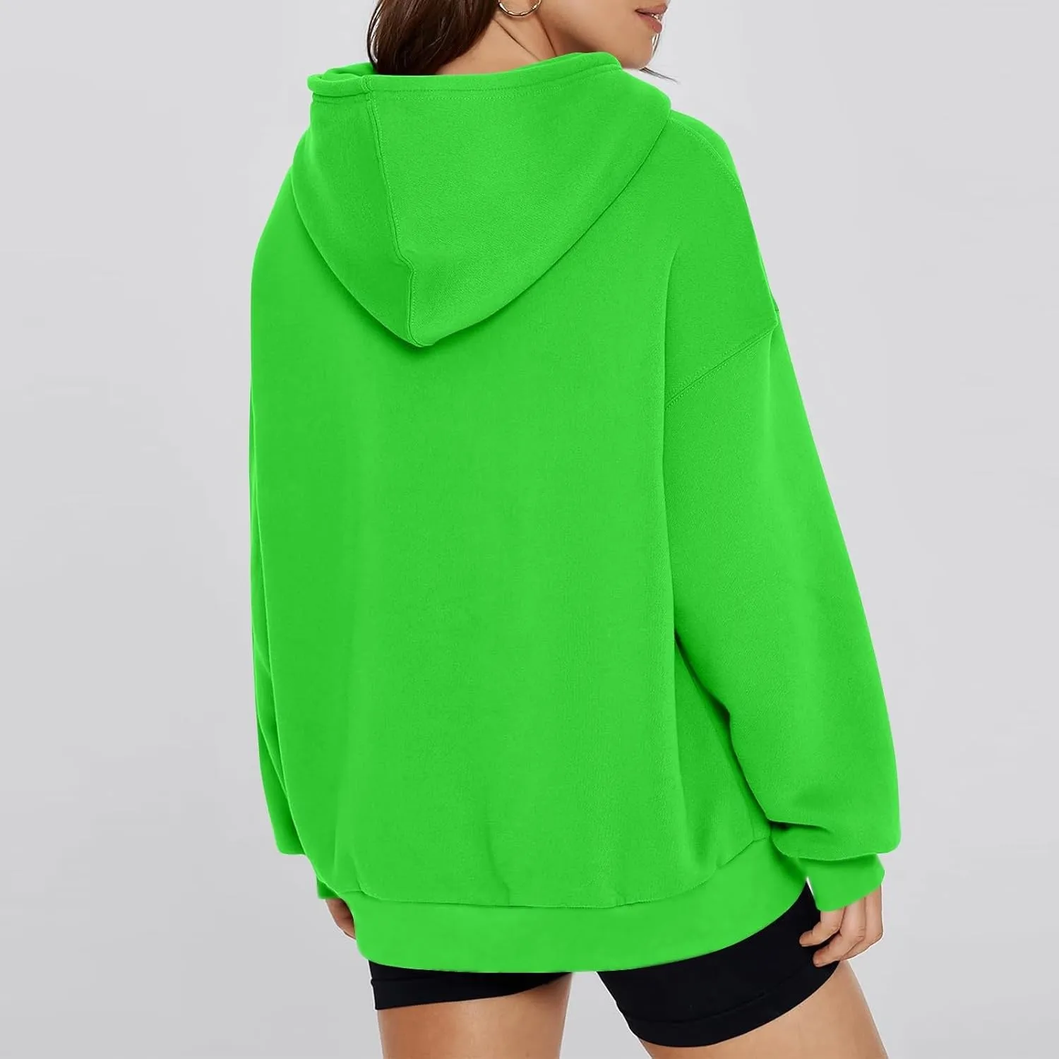 Oversized Essentials Hoodies for Women Loose Fit Fleece Sweatshirts with Pockets Long Sleeve Hooded Pullover