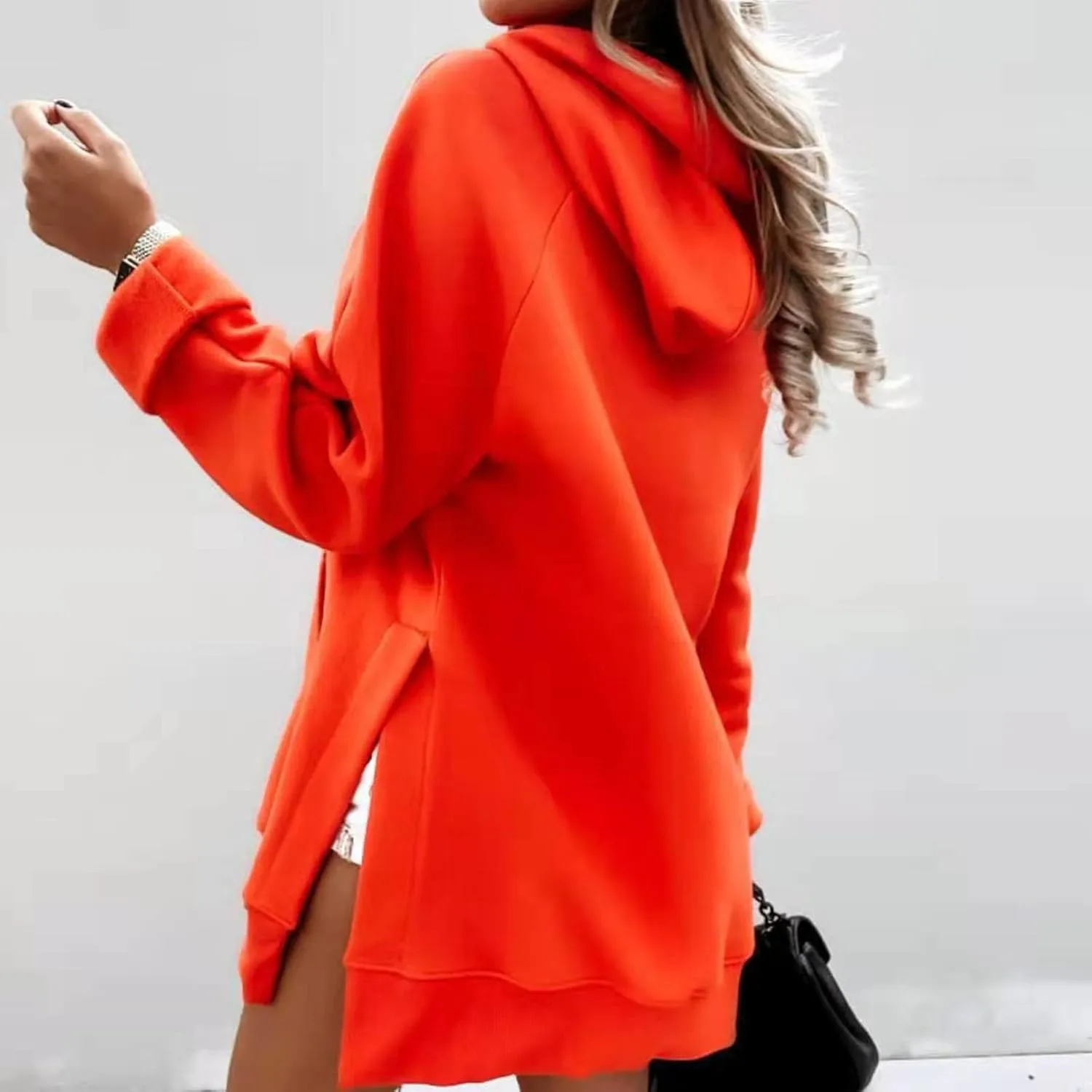 Oversized Hoodie Dress for Womens Hoodies Pullover Long Sleeve Hoodies with Pocket 2024 Fall Trendy Clothe