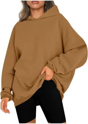Oversized Hoodie For Women Casual Long Sleeve Hooded Sweatshirt Fall Fashion 2023 Fleece Pullover Tops y2k Clothes