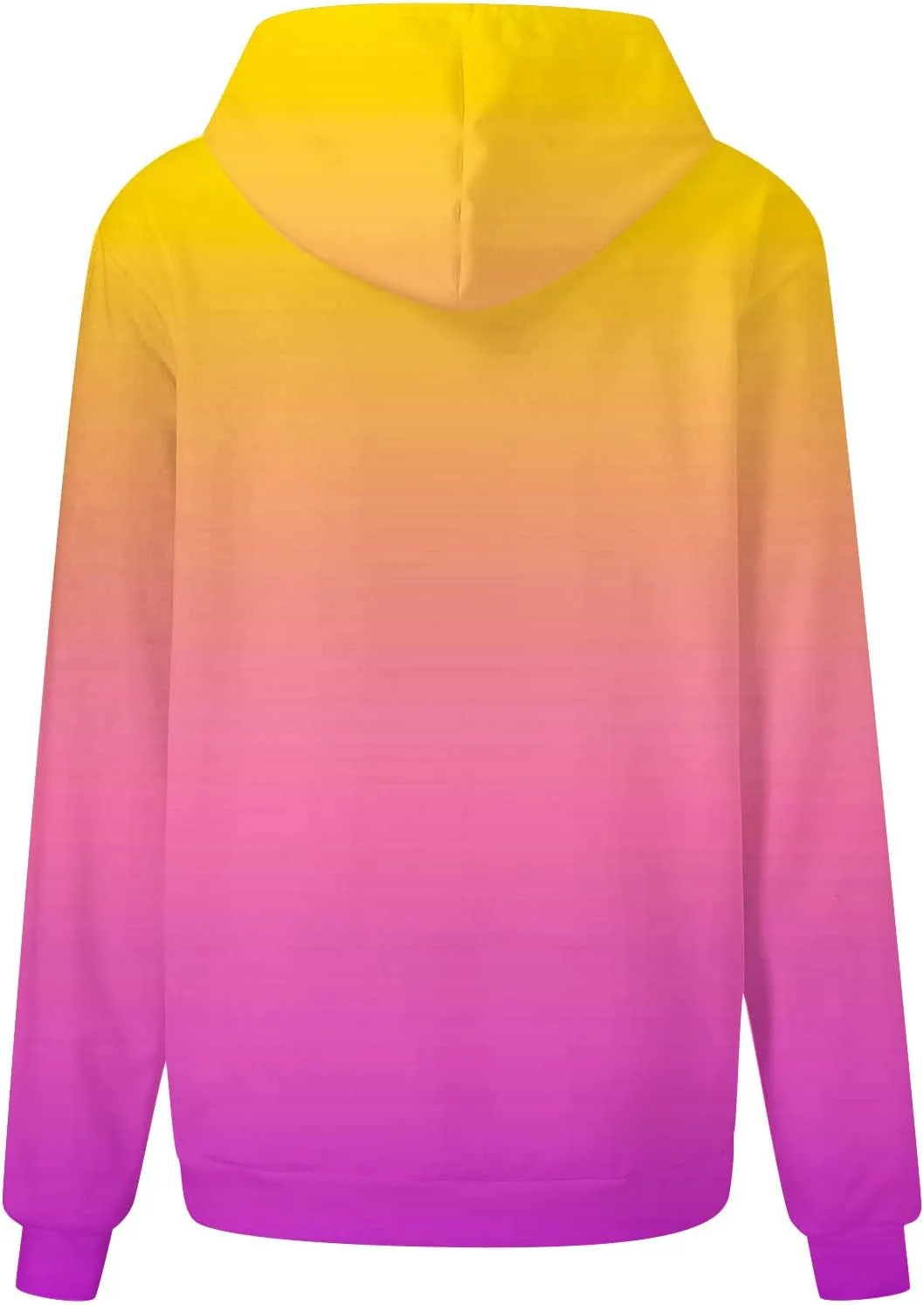 Oversized Hoodies For Women Fall Fashion 2023 Drop Shoulder Long Sleeve Hooded Sweatshirt Gradient Color y2k Clothes