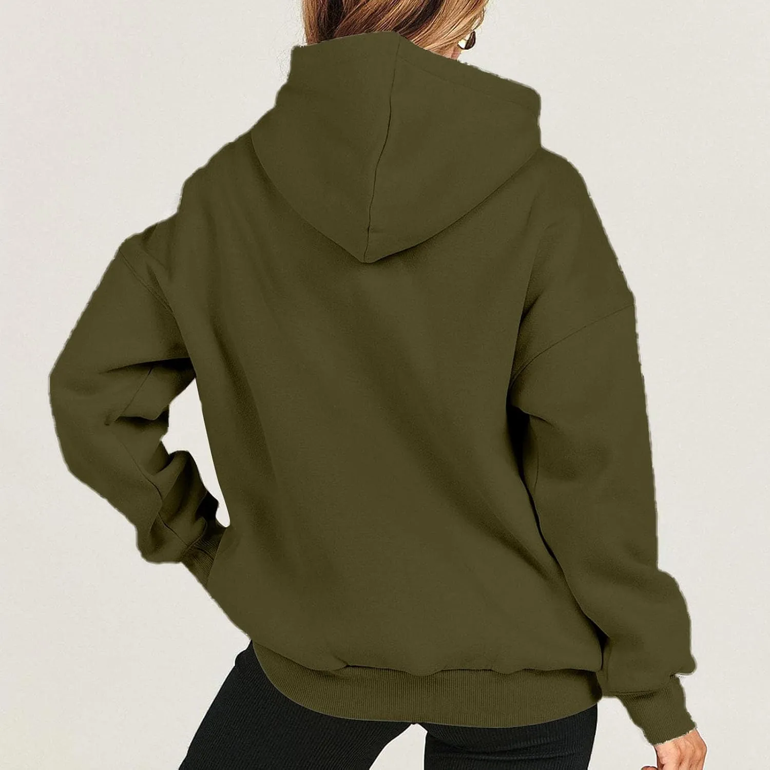 Oversized Long Sleeve Hoodies Sweatshirts For Women 2023 Trendy Fall Outfits Casual Hooded Pullover Tops With Hood