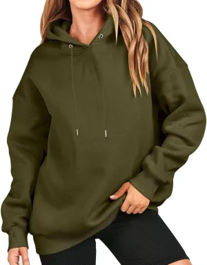 Oversized Long Sleeve Hoodies Sweatshirts For Women 2023 Trendy Fall Outfits Casual Hooded Pullover Tops With Hood