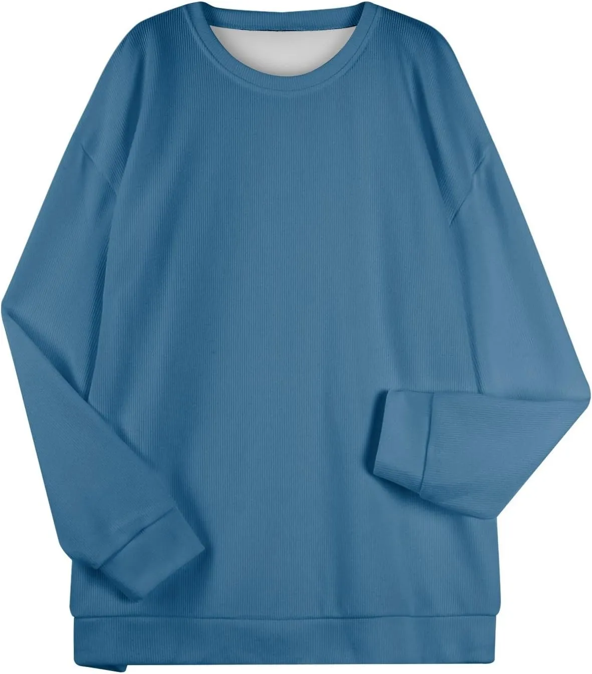 Oversized Sweatshirt for Women Crewneck Sweatshirts No Hood Sweaters Long Sleeve Shirts Hoodies Pullover Casual Tops