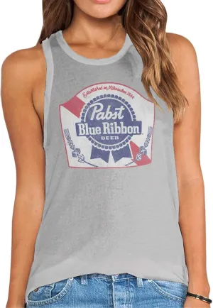 Pabst Blue Ribbon Ladies Tank Top