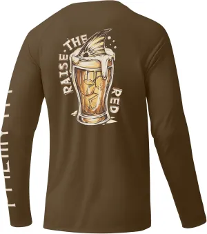 Palmyth Fishing Shirts for Men Long Sleeve UPF 50  T Shirt Sun Protection Tee