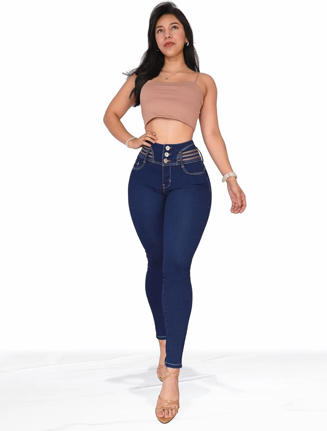Pantalones Colombianos Levanta cola Butt Lifting Jeans High Waisted Jeans for Women Colombian Jeans