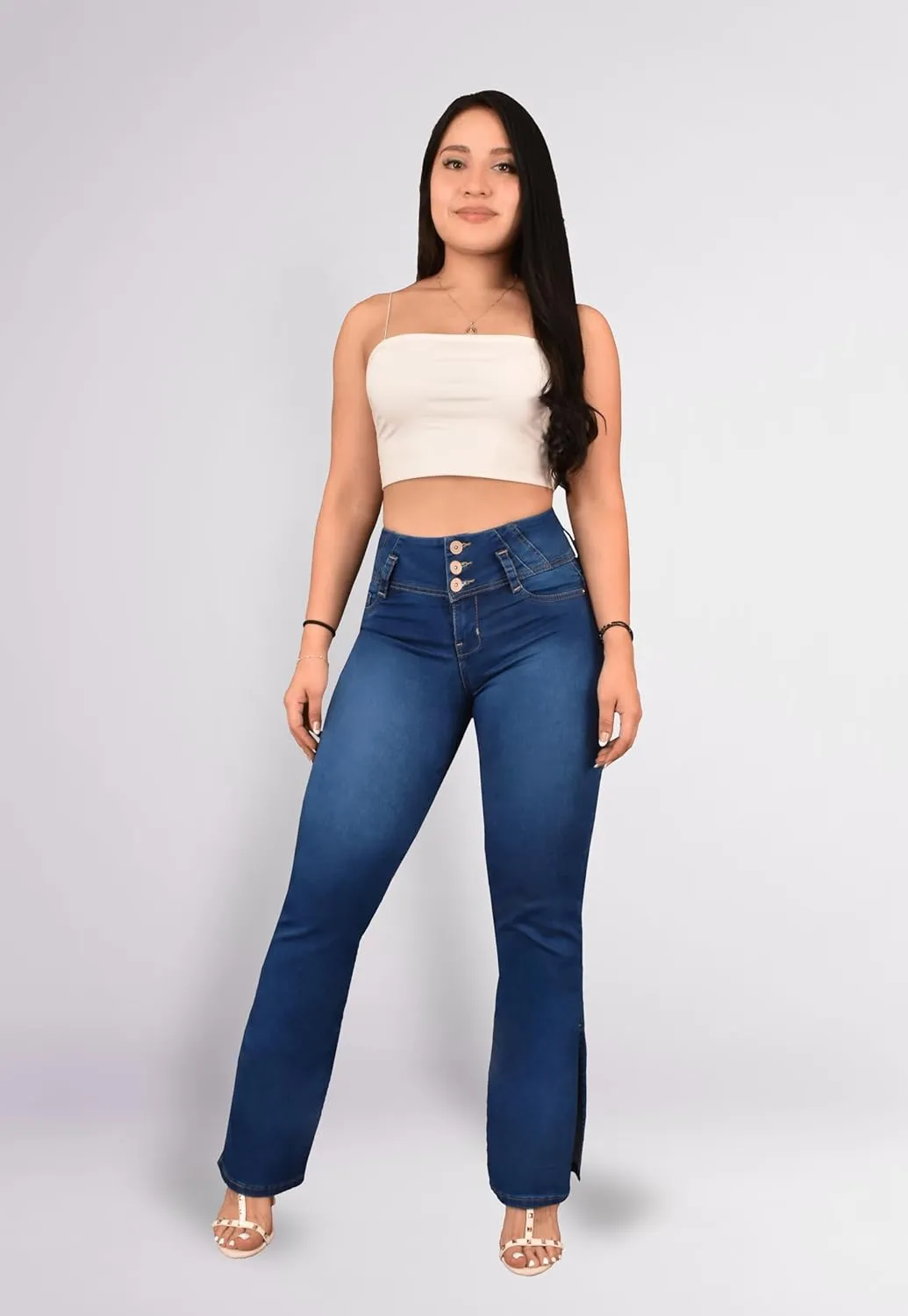 Pantalones Colombianos Levanta Pompa | Butt Lifting High Waisted Jeans for Women | Lipo Jeans