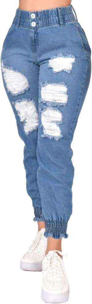 Pantalones Colombianos Levanta Pompa | Butt Lifting High Waisted Jeans for Women | Lipo Jeans