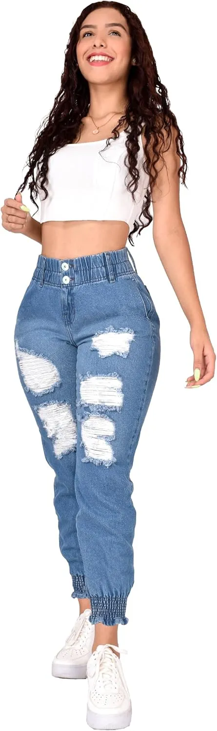 Pantalones Colombianos Levanta Pompa | Butt Lifting High Waisted Jeans for Women | Lipo Jeans