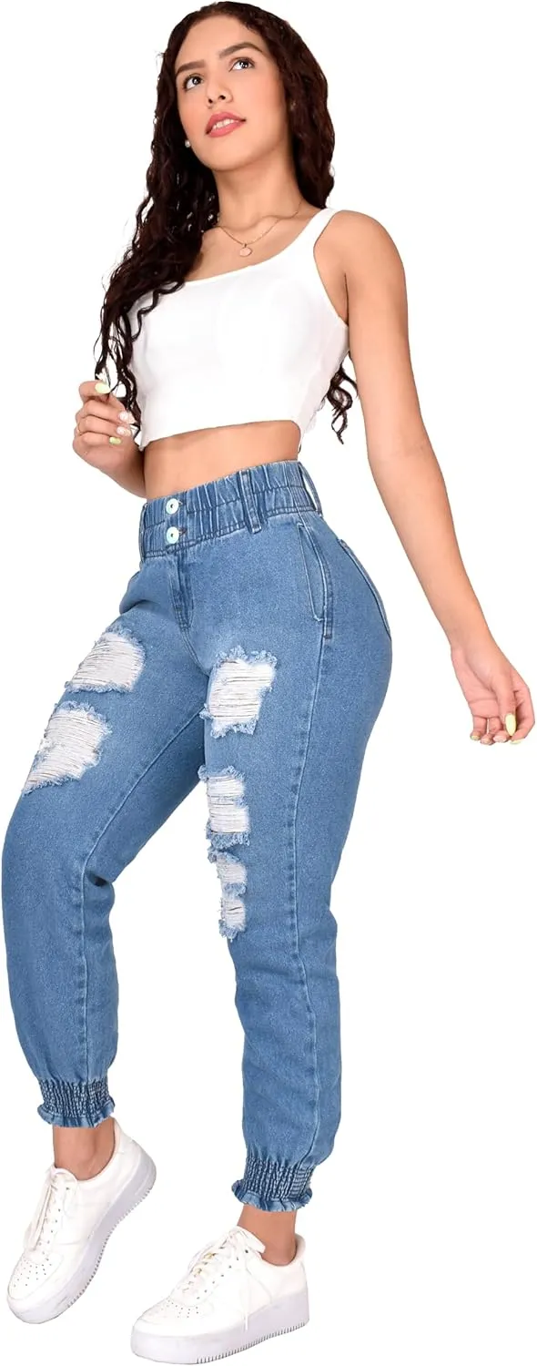 Pantalones Colombianos Levanta Pompa | Butt Lifting High Waisted Jeans for Women | Lipo Jeans