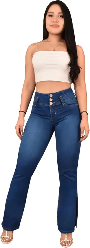 Pantalones Colombianos Levanta Pompa | Butt Lifting High Waisted Jeans for Women | Lipo Jeans