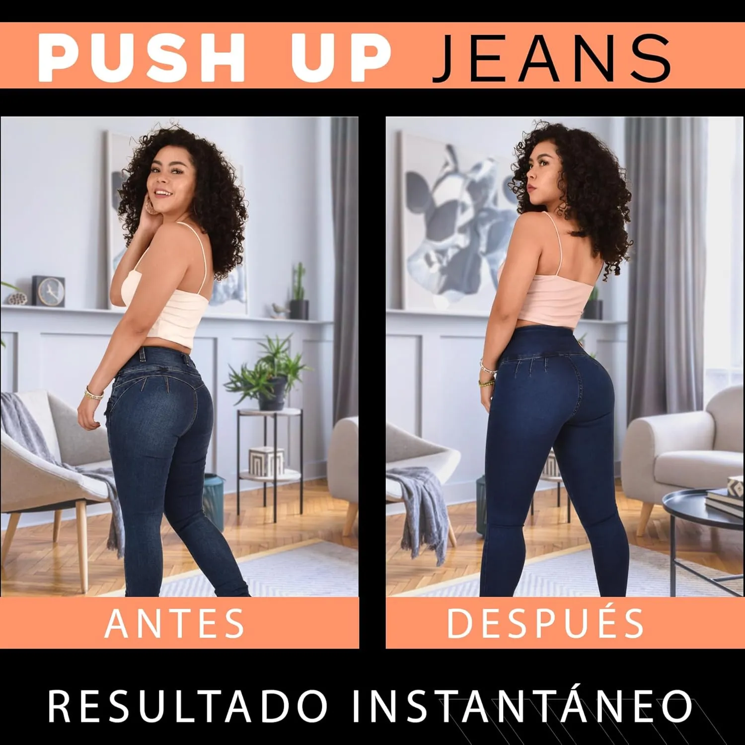 Pantalones Colombianos Levanta Pompa | Butt Lifting High Waisted Jeans for Women | Lipo Jeans