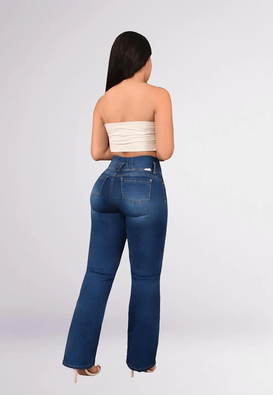 Pantalones Colombianos Levanta Pompa | Butt Lifting High Waisted Jeans for Women | Lipo Jeans