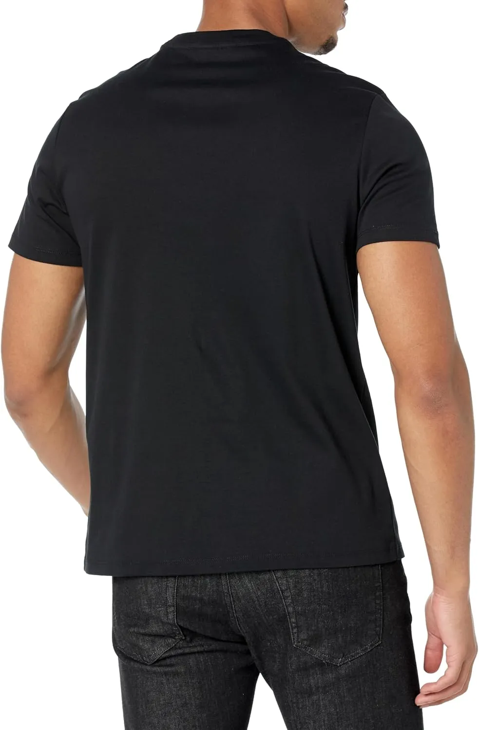 Perry Ellis Men's Cool Interlock Crew Neck Short Sleeve Tee with Lightweight, Moisture-Wicking Fabric
