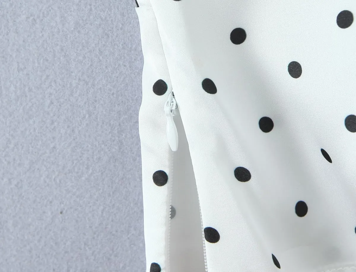 Polka Dot Tank Top for Women Tie Back Halter Top Y2k Vintage Camisole 2000s Fashion Downtown Girl Clothes