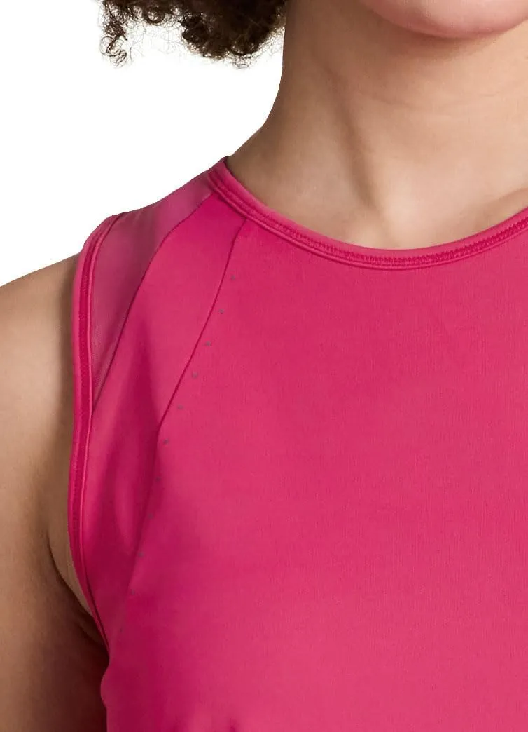 RBX Active Women's Workout Top with Breathable Mesh Panels, Quick Drying Gym Running Tank Top with Plus Sizes