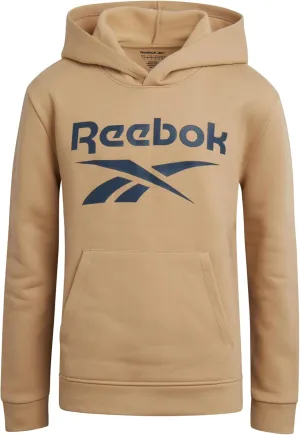 Reebok Boys' Active Sweatshirt - Fleece Pullover Hoodie Sweathsirt - Performance Activewear Sweatshirt for Boys (8-14)