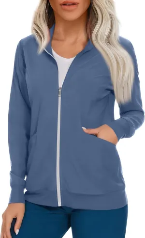 Scrub Jackets for Woman Printed Nurse Jackets for Women Scrub Jackets for Women Zip Up Nursing Jackets for Nurses