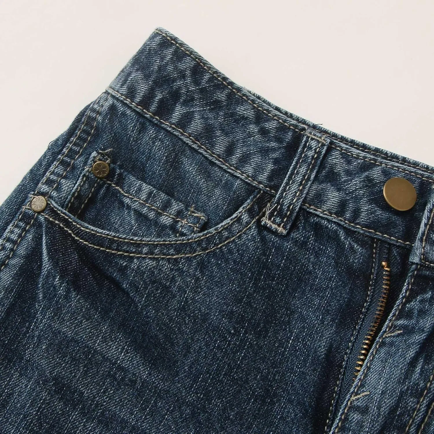 sdbrld Jeans for Women Trendy Mid Rise Barrel Jeans Wide Leg Mid Waist Cropped Denim Pants Baggy Boyfriend Jeans with Pockets