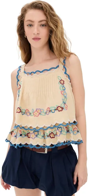 Sea Women's Melinda Emb Tank Top