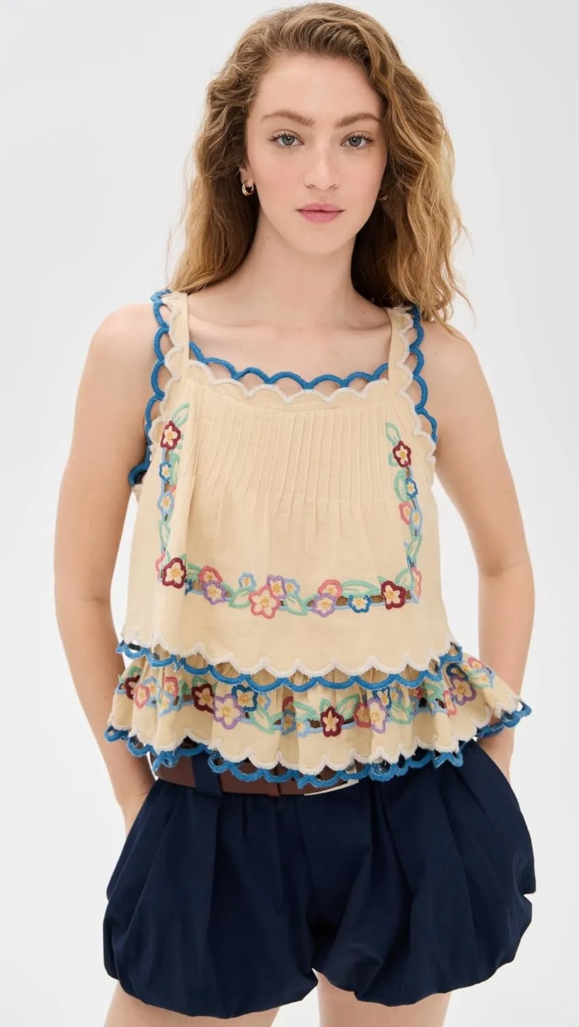 Sea Women's Melinda Emb Tank Top
