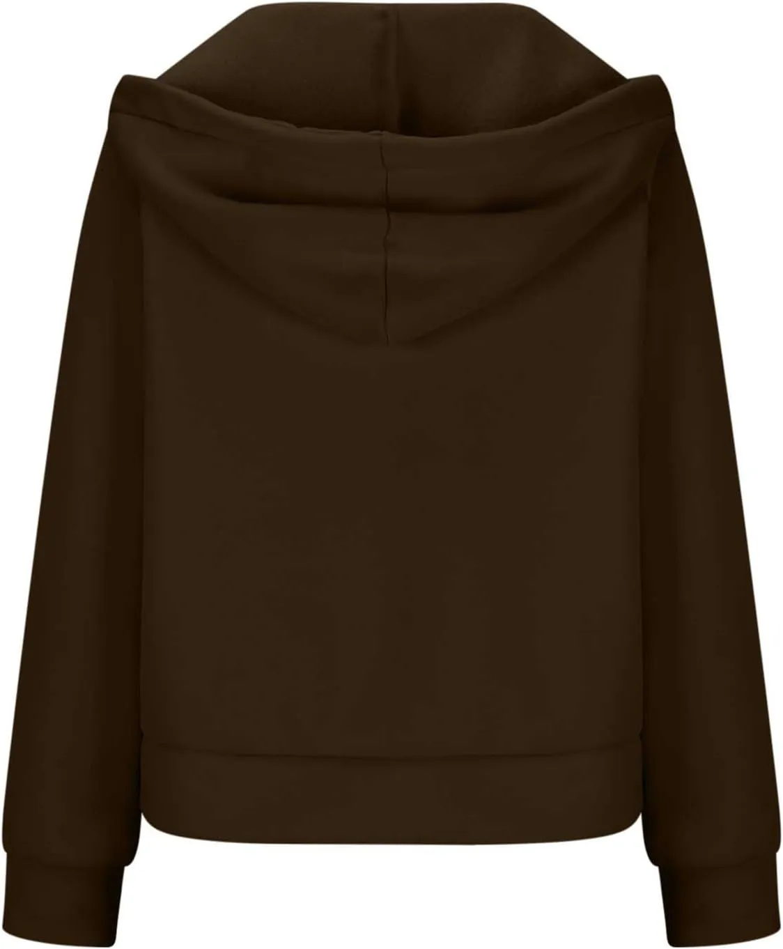SEAOPEN Half Zip Sweatshirts Women Cropped Hoodies Long Sleeve Drawstring Pullover Top Fall Fleece Jackets with Pocket