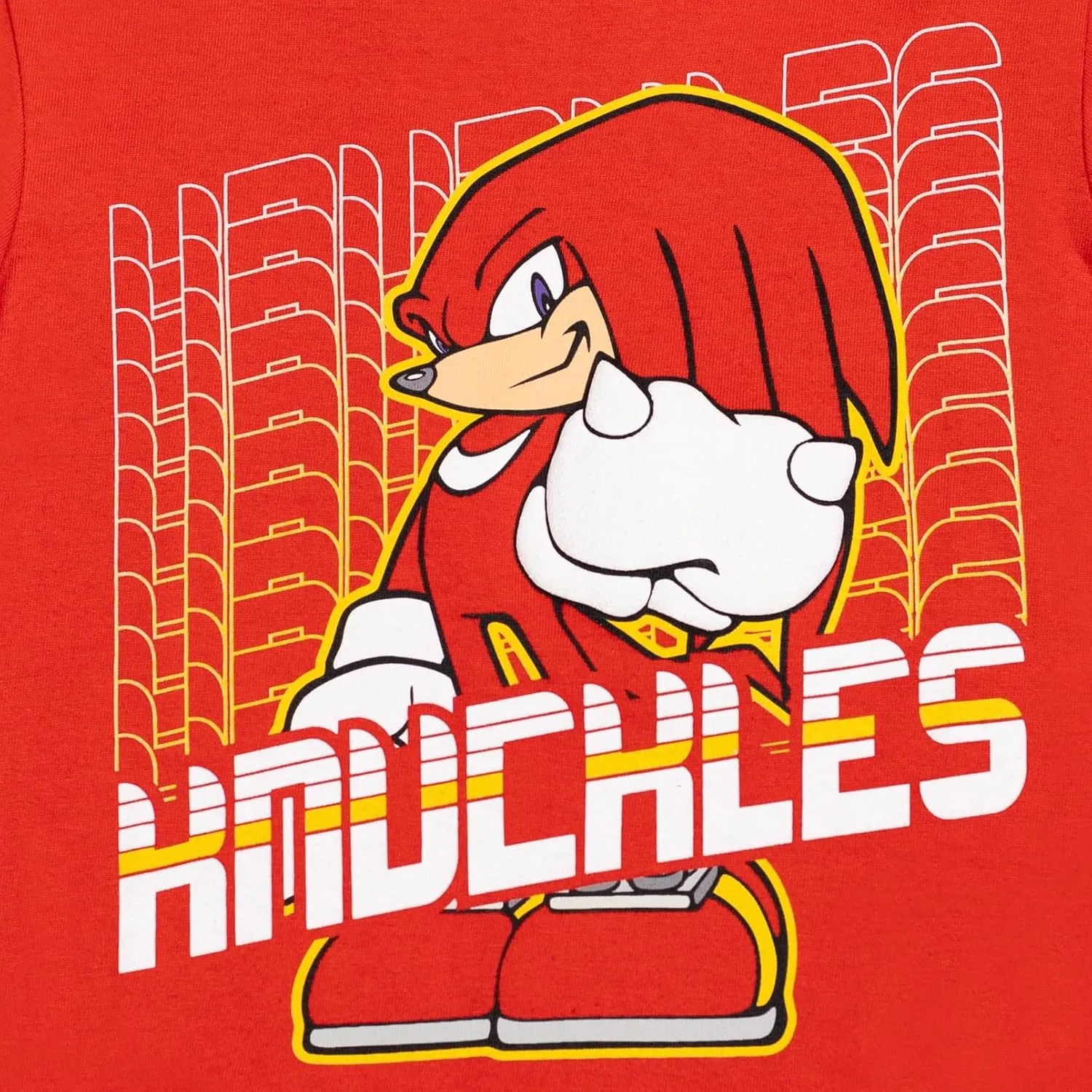 SEGA Sonic The Hedgehog 3 Pack Raglan T-Shirts Toddler to Big Kid Sizes (2T - 18-20)