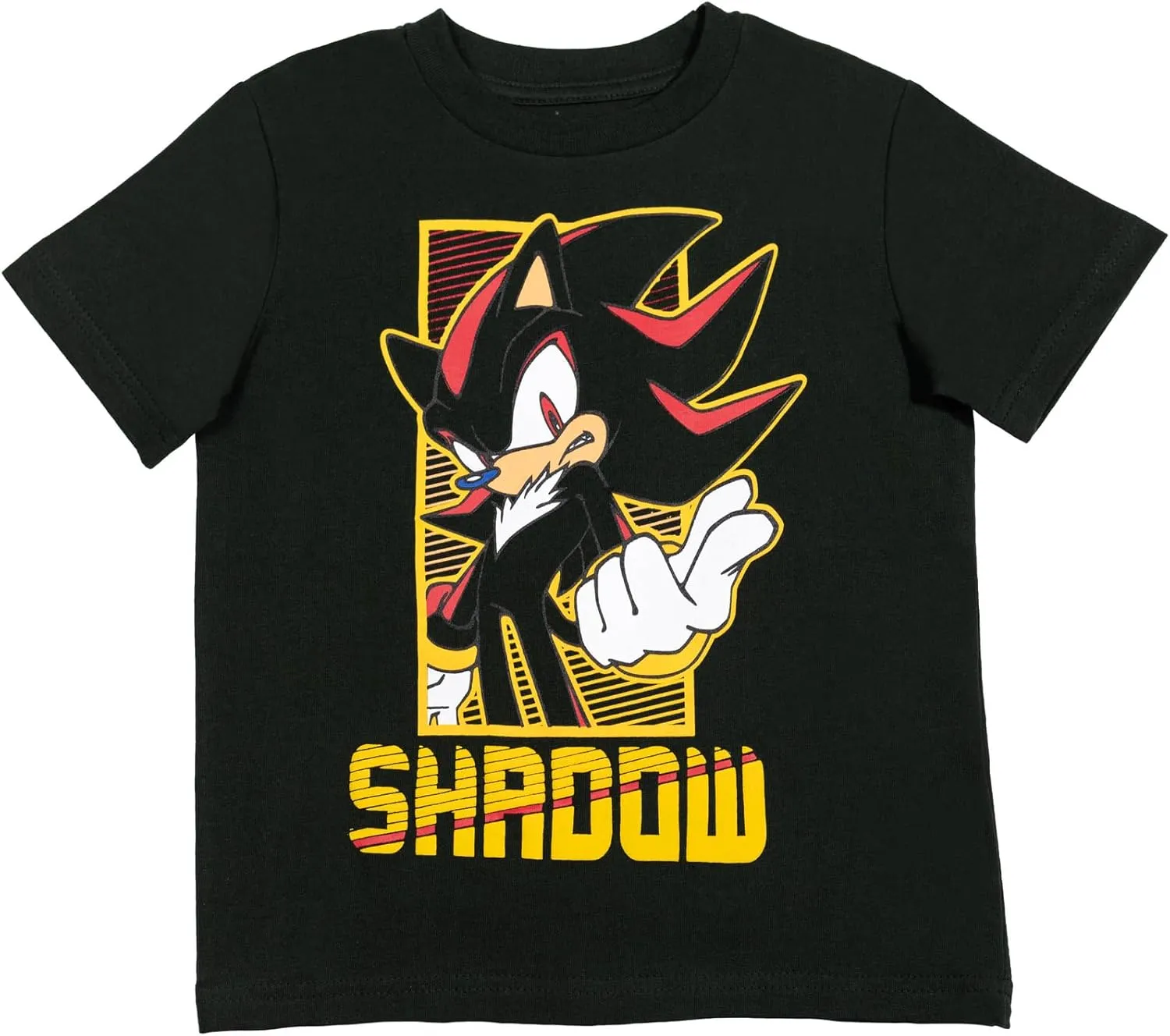SEGA Sonic The Hedgehog 3 Pack Raglan T-Shirts Toddler to Big Kid Sizes (2T - 18-20)