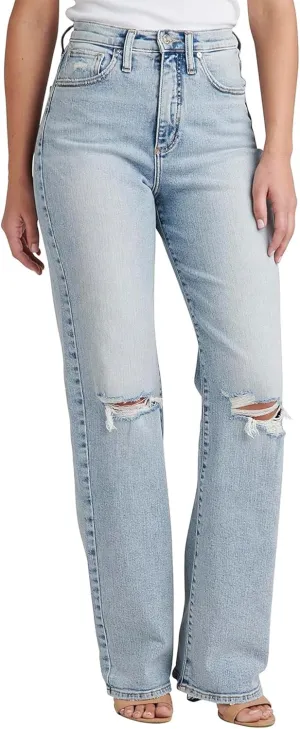 Silver Jeans Co. Women's Highly Desirable High Rise Trouser Leg Jeans