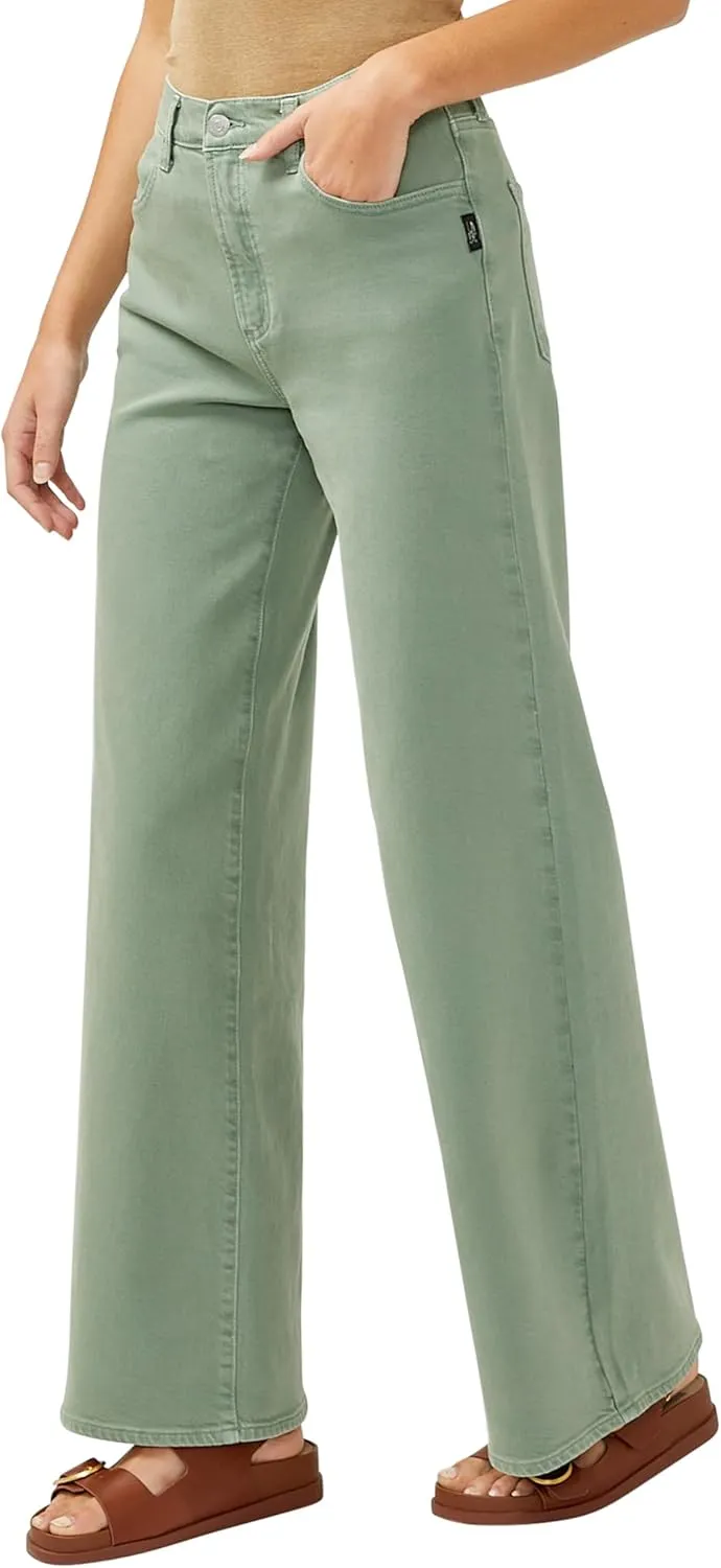 Silver Jeans Co. Women's Highly Desirable High Rise Wide Leg Jeans
