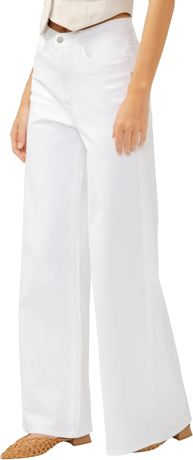 Silver Jeans Co. Women's Highly Desirable High Rise Wide Leg Jeans