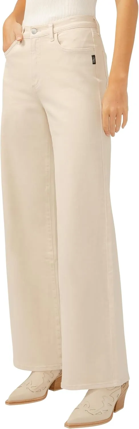 Silver Jeans Co. Women's Highly Desirable High Rise Wide Leg Jeans