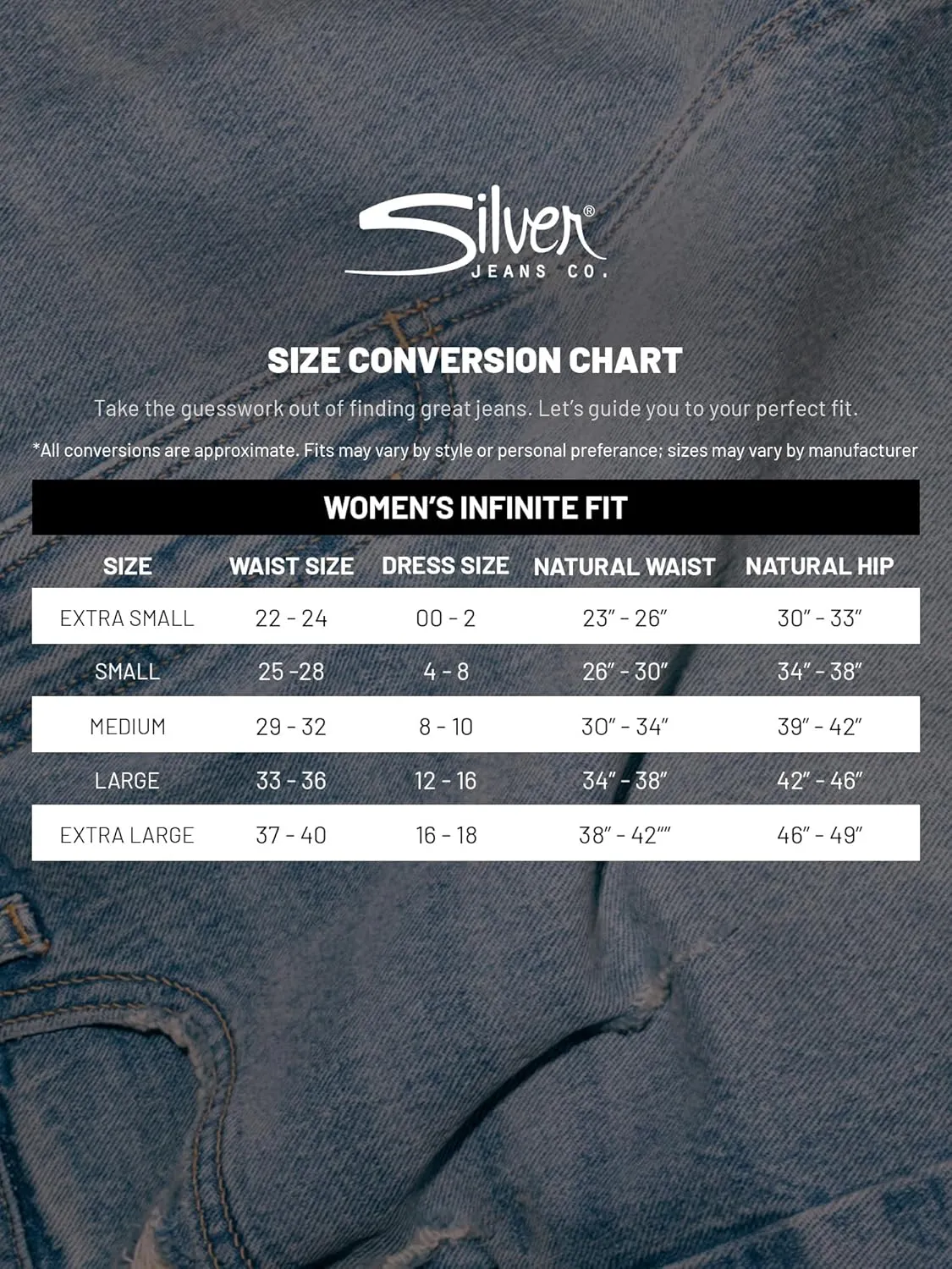 Silver Jeans Co. Women's Infinite Fit High Rise Bootcut Jeans