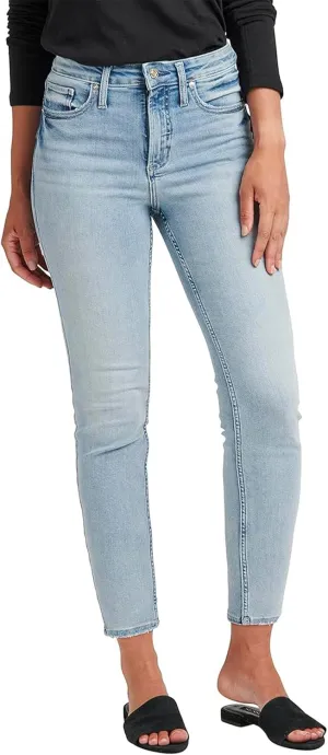 Silver Jeans Co. Women's Infinite Fit High Rise Skinny Leg Jeans