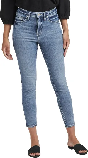 Silver Jeans Co. Women's Infinite Fit High Rise Skinny Leg Jeans