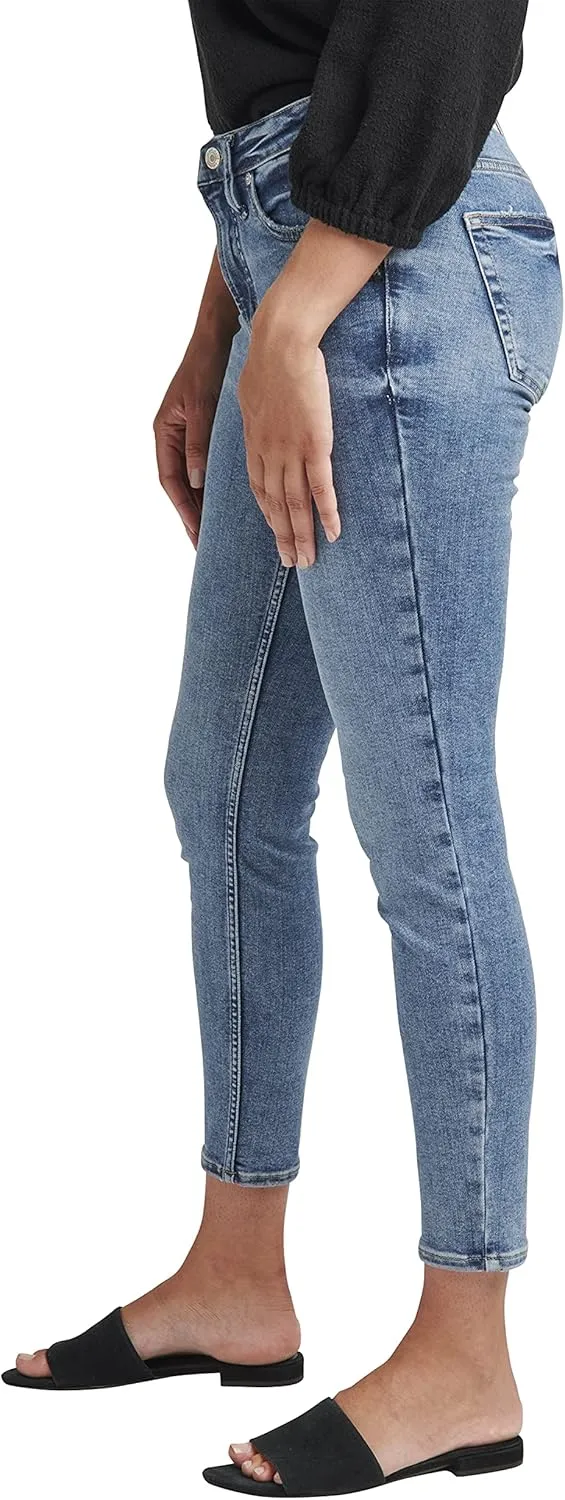 Silver Jeans Co. Women's Infinite Fit High Rise Skinny Leg Jeans